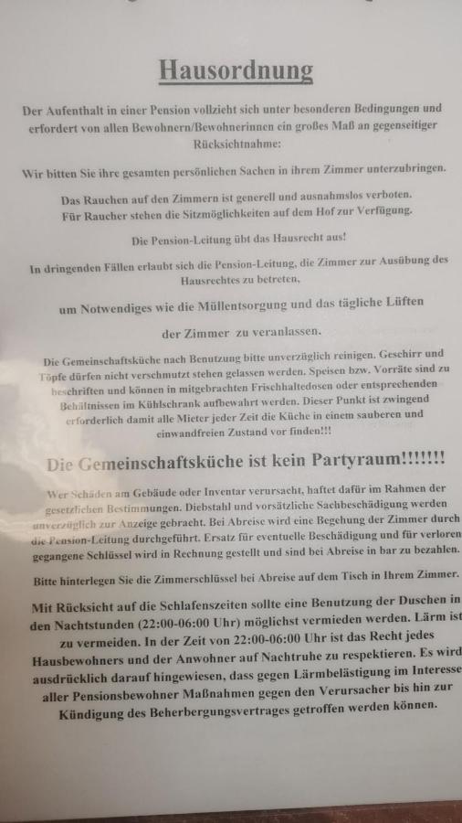 Zimmervermietung Schoenfliesser Stuben Auch Fuer Monteure Eisenhüttenstadt Exteriér fotografie
